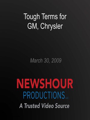 cover image of Tough Terms for GM, Chrysler